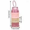 Storage Bottles Portable Stackable Food Container For Snack Recipe Powders And Beverages Leak Proof Seal