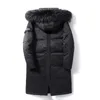 2023 Winter New Lg Mens Down Jackets Mens Casual Slim Fur Collar Thicken Warm Hooded Down Coat Outdoor Camo Print Parkas Coats o9zv#