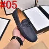 40 Model Men's Luxury Brand Casual Shoes Fashion Suede Leather Designer Loafers Skor mjuka bekväma körskor för man moccasins promenader sneakers