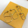 Charmörhängen Designer för kvinnor Fashion Earring Studs Luxurys Womens Danger Letter EarDrop 2 Size2751
