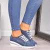 Fitness Schoenen Vrouwen Wig Zomer Herfst Casual Canvas Sneaker Ademend Platform Hak Sneakers Vrouwelijke Puntschoen Tenis Feminino