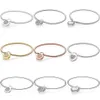 Moments Lås ditt Promise Regal Heart Signature Padlock Armband Fit Fashion 925 Sterling Silver Bangle Bead Charm Diy Jewelry217M
