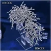 Hårklämmor Barrettes HNCCX Bridal Fl Rhinestone pannband Luxury Crown HeadDress Ornaments Princess Fashion Party Accessories CP426 DRO OTT8H