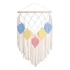 Tapeçarias borlas macrame parede pendurado tapeçaria minimalista presente de aniversário boho decoração para apartamento sala de estar festa casa pano de fundo