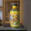 Vases Jingdezhen Ceramic Vase Vintage Chinese Traditional Home Decoration Animal Fine Smooth Surface Furnishing Articles