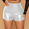 Sexy Nachtclub Lederen Shorts Vrouwen Hoge Taille Bodyc Push Up Lederen Korte Joggers Sport Fitn Womens Sexy Slanke Shorts w9ms #