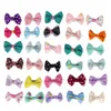 Vêtements de chien 30 pcs pince à cheveux arc pour animaux de compagnie clips pour enfants pour filles barrettes de chat accessoires bowknot