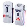 2024 فرنسا لكرة السلة قمصان 5 نيكولاس باتوم 10 إيفان فورنيير رودي جوبرت فرانك نتيليكينا 32 فيكتور ويمبانياما ناندو دي كولو فرانسيسكو.