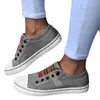 Casual Schuhe frauen Leinwand Sommer Wohnungen Sneaker Mode Vulkanisierte Schuh Slip Auf Loafers Dicke Sohle Marke Frau Zu Fuß