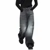 Firmranch 2023 Jeans Baggy noir pour hommes femmes vadrouille pantalon en denim évasé livraison gratuite pantalon surdimensionné Streetwear livraison gratuite 75ln #