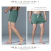 Herenshorts Heren Activewear Elastisch Trekkoord Taille Sport met ritszakken Effen kleur Ijszijde Strand voor de zomer