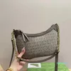 مقبض حقيبة الفاخرة الإبطية الصغيرة حقيبة يد صغيرة للنساء مينز مصممة محفظة Crossbody قابض أكياس أزياء الكتف