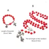 Pendant Necklaces Elegant Beaded Rosary Necklace Bracelet Necklace/Bracelet Suitable For Religious Occasion