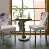 Sandalye, soyut modern mermer doku kapağı seti mutfak streç spandeks koltuk slipcover ev yemek odası