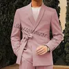 black Men Suits Slim Fit Groom Formal Busin Male Blazer Pants Shawl Lapel Casual Party Wedding Tuxedos Trajes De Hombre F0pb#