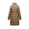 2023 Nowy zima w dół Cott Cott Parkas Coat Korean Diamd Winter Jackets Panie LG Warm Cott-Padded Parter Patrus x3sk#