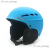 Capacetes de ciclismo Capacete de esqui Homens Mulheres Pai Crianças FL Profissional Snowboard Equipamento Hard Snow Sports Head Protective Gear Drop Delive Othsk