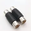 2024 5 PCS RCA Kvinnlig till RCA Kvinnlig ljudvideokabel Jack Plug -adapterkontakt