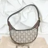 Lyxdesignväska för kvinnors män Ophidia Axel Tote Half Moon Bag Högkvalitativ nylonhandväska underarmsäckar Fashion Lady Pochette Clutch Crossbody Väskor plånböcker