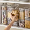 Storage Bottles Sealed Food Jars Sugar Capacity Jar Set For Kitchen Cereals Fridge Fruit