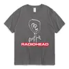 2024 Summer Rahead The Bends Tshirt Hommes Femmes Cott Tee Hip Hop T-shirt à manches courtes Vêtements T-shirts Tops Cadeau pour les fans 714h #