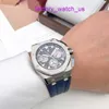 Iconic AP Wristwatch Epi Royal Oak Offshore Series 26420TI Titanium Alloy Ceramic Blue dial Mens Chronological Fashion Leisure Business Sports Machinery Watch