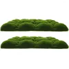 Dekorativa blommor 2 datorer Artificial Garden Moss Faux Panel Plant Hanger Fake Mat Foam Board Micro Scene