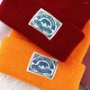 Berets Retro Süße Eisbär Häkeln Minderheit Passenden Koreanischen Stil Hut Frauen Skullies Mode Design Stricken Beanie