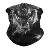 Bandanas Skull Digital Print Magic Scarf Personalized Mask Quick-Dry Sweat Absorbing Outdoor Riding Protection