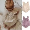 Babys Princess Romper Born Butterfly Wings Rompers Body Todder Combinaisons de fête d'anniversaire. Vêtements pour bébés 0-4T 240323