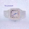 Custom Iced Out VVS Moissanite Watch Механические часы в стиле хип-хоп с сертификацией GRA