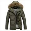 Invierno Táctico Parkas Hombres Pato Blanco Puffer Chaqueta Acolchada Con Capucha Cálido Abrigos Impermeables A Prueba De Viento Piel Al Aire Libre Nieve Outwear 2023 D75E #