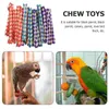 Andra fågelförsörjningar 24 datorer gåvor papegoja gnagande flätad rör leksak födelsedagsfest favorit pinata påfyllare fingerfälla (24 pack) gynnar fyllmedel