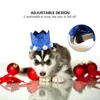 Hundkläder Happy Birthday Party Dogs Cats Hatts Dekor Cap Glitter Hat Princess Crown For Hairband Bow Collar Set