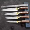 Noże noża kuchenne Zestaw 17pcs 50CR15Mov Steel Chef Knife Boning Butcher Knife Mięs Mięso