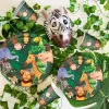 Almofada staraise floresta animal selva floresta diy decoração de festa de aniversário da floresta decoração do chuveiro do bebê crianças fontes de festa de aniversário