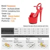 Super High Women Shoes Sexy Show Sandals 15 17 20 CM CHELS PLATTER for Club Naked Color Dress 240312