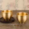 Mugs Mini Brass Wine Cup Multipurpose Round Container Home Golden Vintage El Restaurant Gift Decor