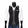 nieuw ontwerp fi stijl slank formeel vest trouwpak vest voor mannen l5wv #
