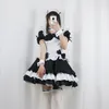 Summer Black White Chocolate Maid Outfit da donna Dr 100% poliestere Confortevole gioco di ruolo Halen Costume unisex n66d #