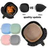 Silicone Air Fryers Baking Dishes Oven Baking Tray Kitchen Pizza Fried Chicken Basket Mat silica gel Airfryer Grill Pans T9I002598