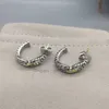 Boucles d'oreilles géométriques en perles de mode, créoles, bijoux de luxe, mariage, cristal, strass, boucles d'oreilles de styliste pour femmes, 2024, tendance orecchini