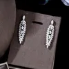 Halsbandörhängen Set 2024 Säljer 4-delad Bride Zirconia Full Women's Party Jewelry Luxury Dubai Nigeria CZ Crystal Wedding