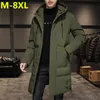 Casual Medium LG Cott-Padded Jacket Men's Extra Size Winter vadderad jacka Korean Versi Coat Cott-Padded Jacket J4FX#