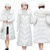 winter Hooded Fur Collar Lg Parkas Thick Warm Down Cott Padded Jacket 2023 New Women Casual Hoodies Coat Female Outwear 785Q#