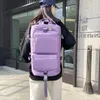 Sacos escolares mulheres grande mochila de viagem ao ar livre multi propósito lazer carry on ombro saco de armazenamento de bagagem seco molhado fitness mochila md0286