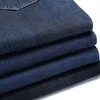 2023 Automne Nouveau Stretch Cott Hommes Busin Jeans à jambe droite Style classique Fi Pantalon en denim bleu foncé Pantalon de marque masculine m0wZ #