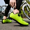 Scarpe da ciclismo di grandi dimensioni da uomo traspiranti per bici da strada, pedale per bicicletta, blocco SPD, sport leggeri