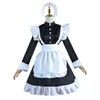 Männer Maid Outfit Anime Short Dr Schwarz und Weiß Apr Lolita Dres für Männliche Cafe Cosplay Kostüm Kleidung Y7VW #