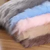 Fabric 50cm Slippery Faux Fox Fur Fabric 5cm Long Plush Fur Fabric For Diy Doll Cloth Carpet Jewelry Phone Counter Cover Photo Props